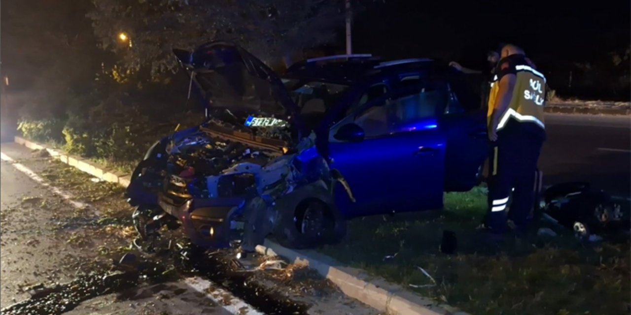 Trabzon'dan yola çıkan otomobil ağaca çarptı! 1'i bebek 3 kişi yaralandı