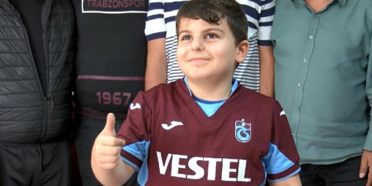 Biber gazı saldırısına uğrayan Yusuf'un Trabzonspor maçı heyecanı!
