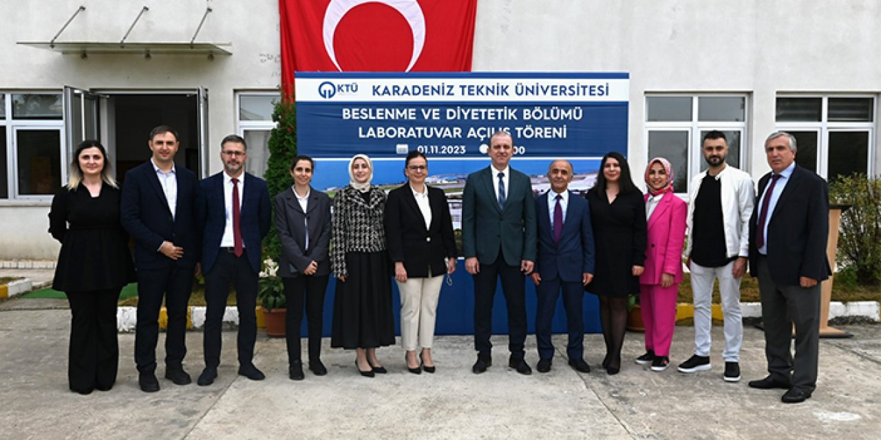 KTÜ'de Beslenme ve Diyetetik Bölümü Laboratuvarı açıldı