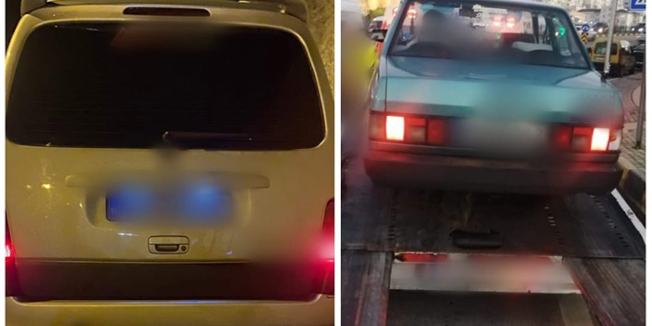 Trabzon’da abart egzozlu araçlarla gürültü yaptılar! Cezadan kaçamadılar