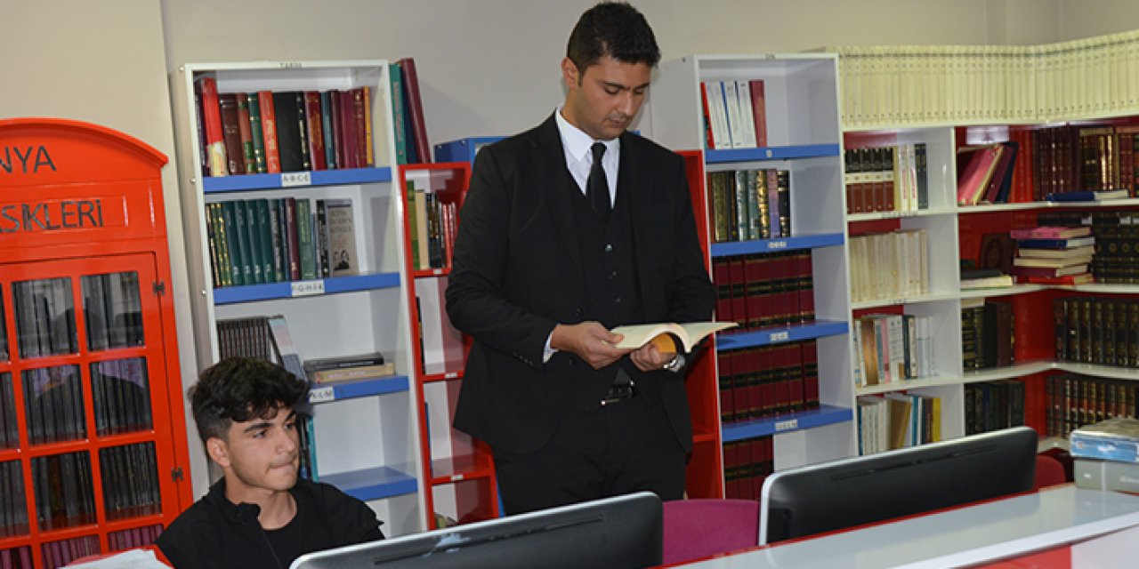 Çaykara Kaymakamı Erbek'ten öğrencilere ziyaret