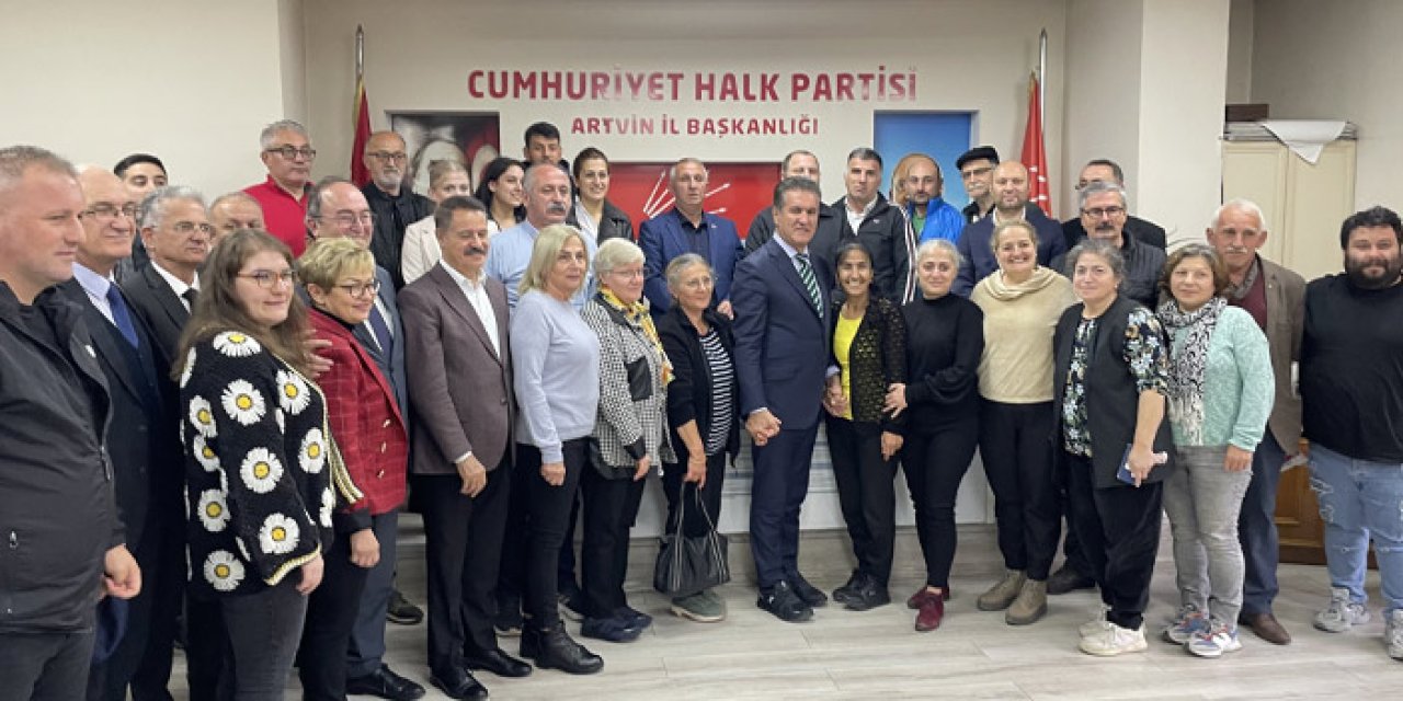 CHP'li Mustafa Sarıgül Artvin'de