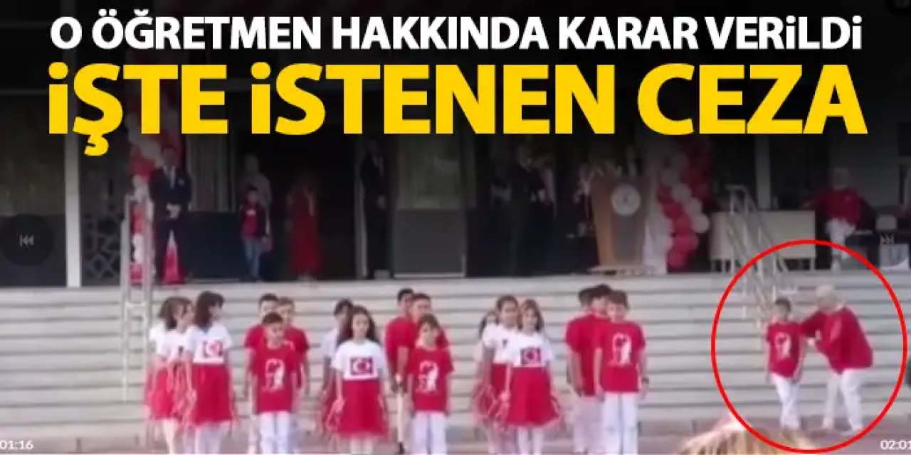 29 Ekimde öğrencisini arkadaşlarından ayıran öğretmen hakkında karar verildi! İşte cezası