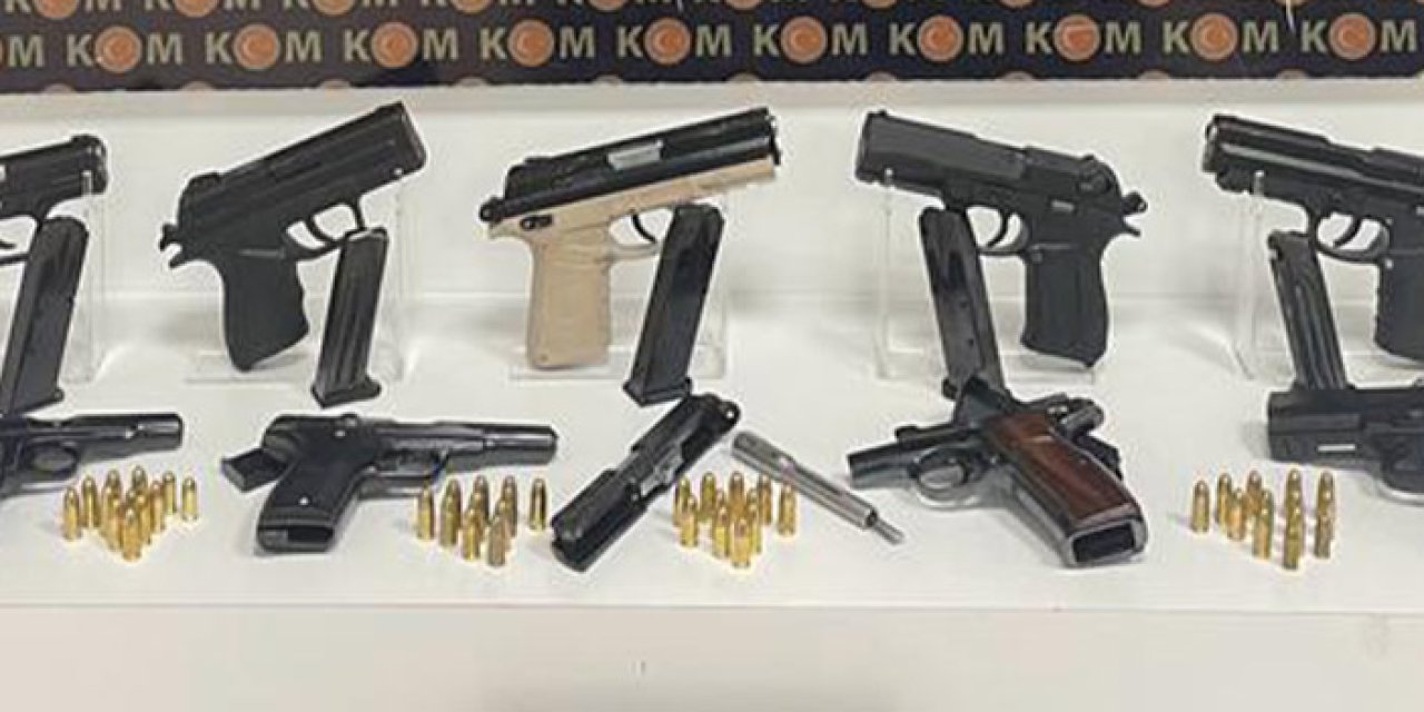 Ordu'da 10 adet ruhsatsız tabancası bulunan kişi tutuklandı