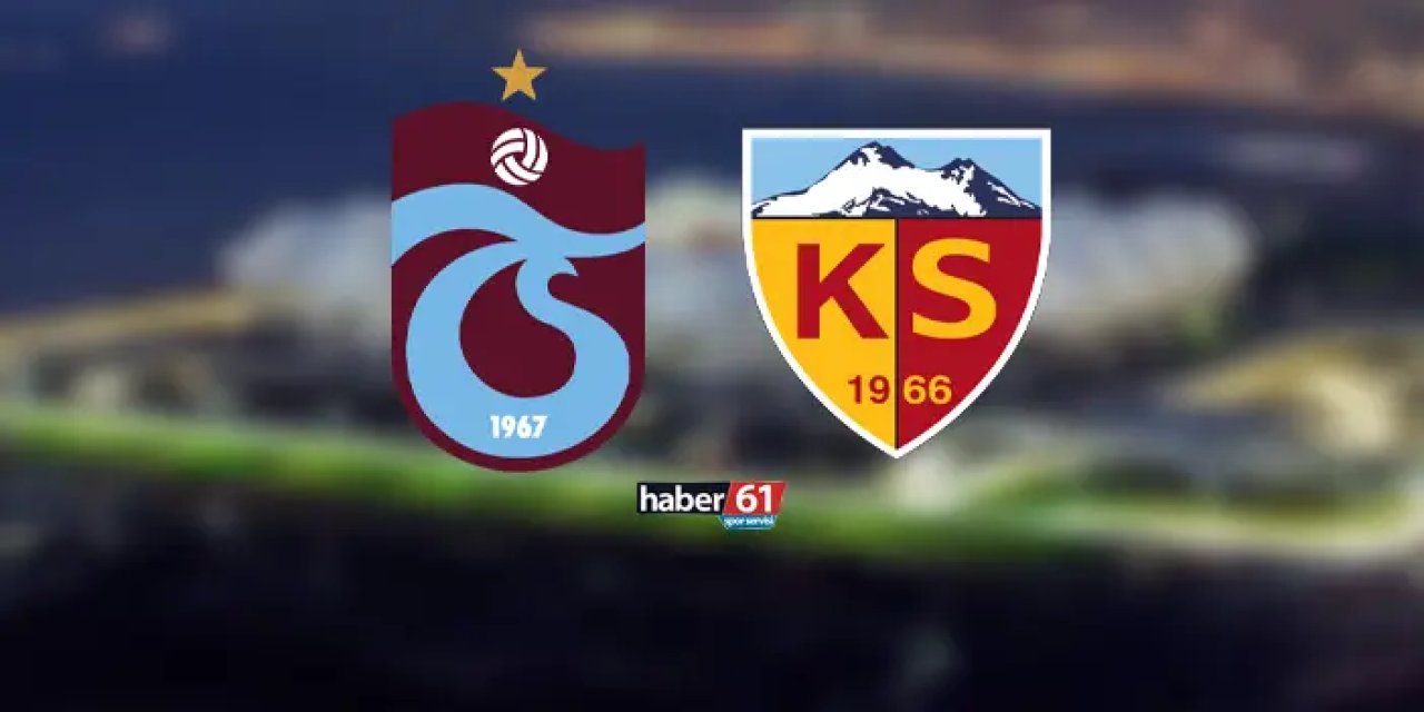 Trabzonspor, 14. hafta mücadelesinde Kayserispor'u konuk edecek.