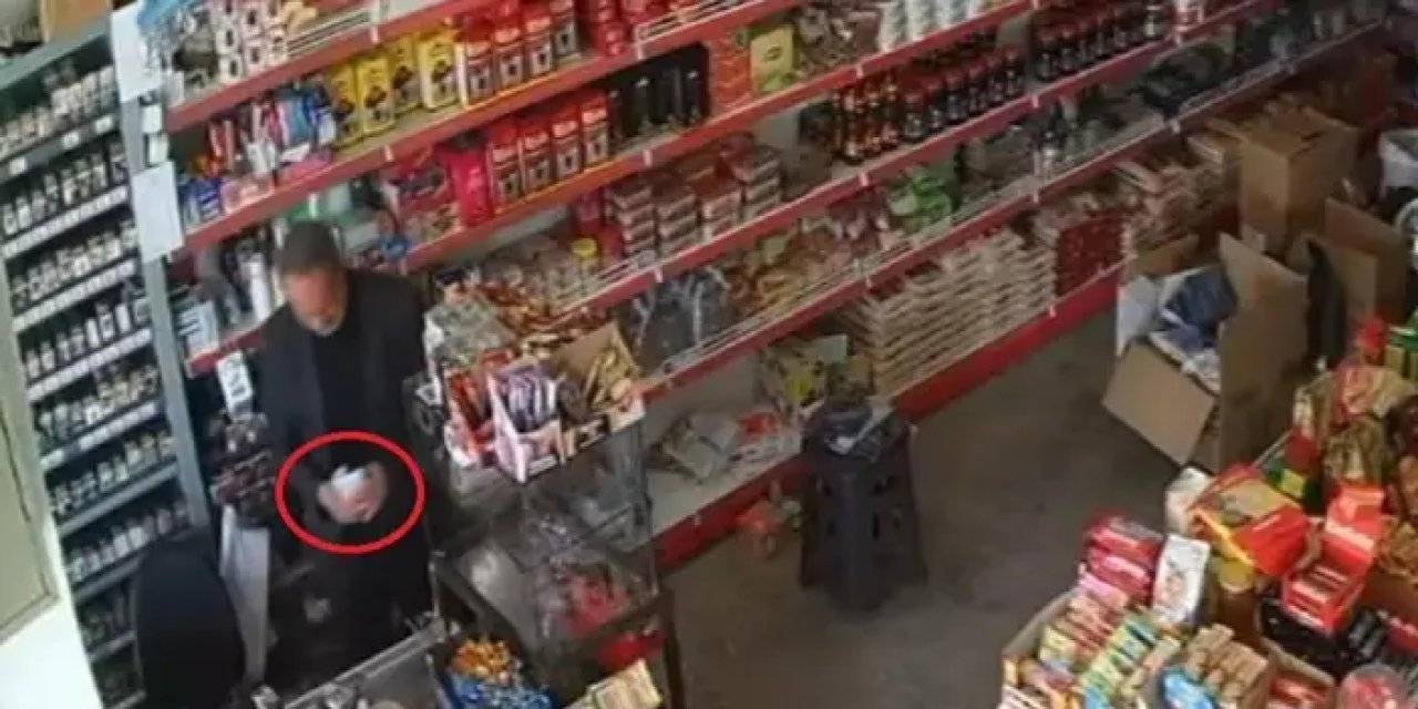 Alışveriş bahanesiyle girdi! Marketten 21 bin TL çaldı