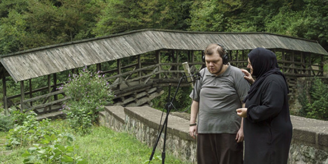 Rize'de "Engelliler Günü" için özel klip çekimi