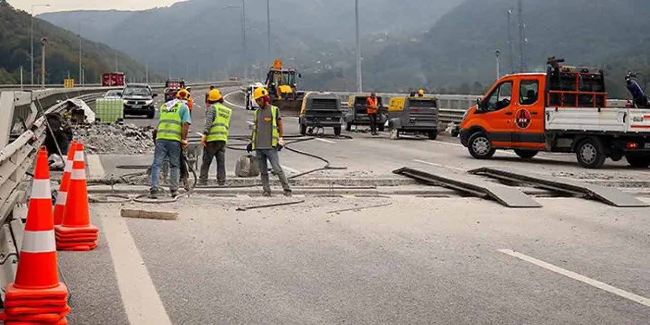 Trabzon'da o yolları kullanacaklar dikkat! Çalışma nedeniyle trafik tek şerit