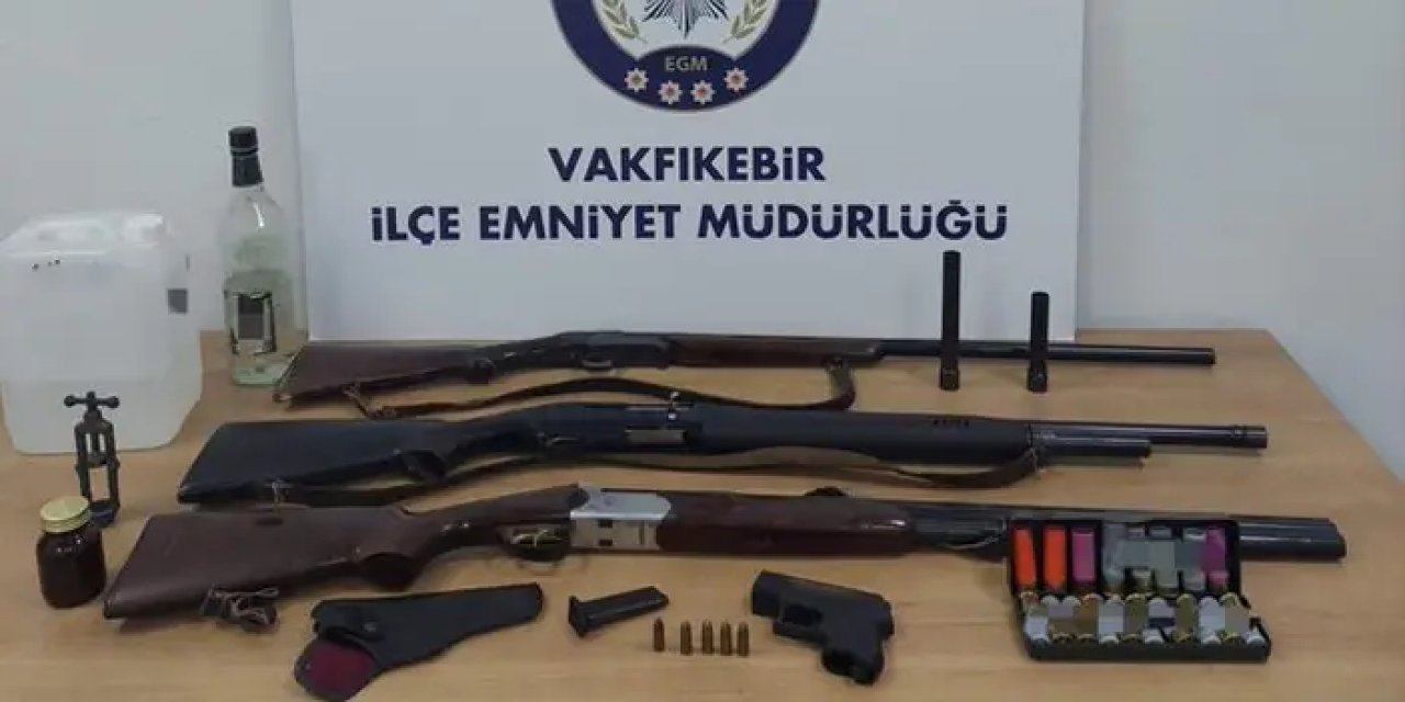 Trabzon'da cephanelik gibi ev! Polis operasyonla ele geçirdi