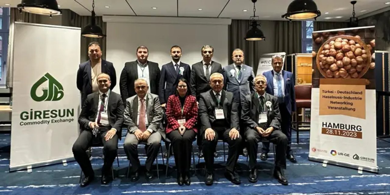 Giresun'da fındık sektöründe sanayiciler Alman ve İtalyan meslektaşlarıyla bir araya geldi