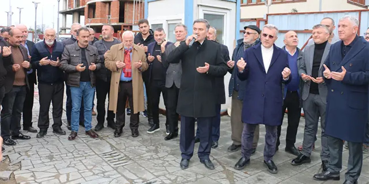 Of'ta kentsel dönüşüm başladı! Temel atma töreni gerçekleştirildi