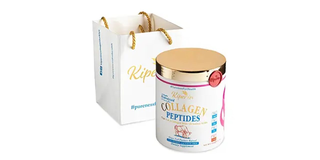 Kiperin Collagen nedir? Biyoaktif Çift Hidrolize Kolajen Peptitler içeren Diyet Takviyesi
