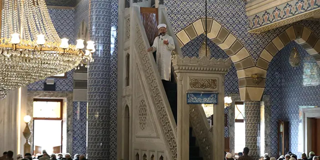 Diyanet İşleri Başkanı Erbaş, Rize'de hutbe irat etti
