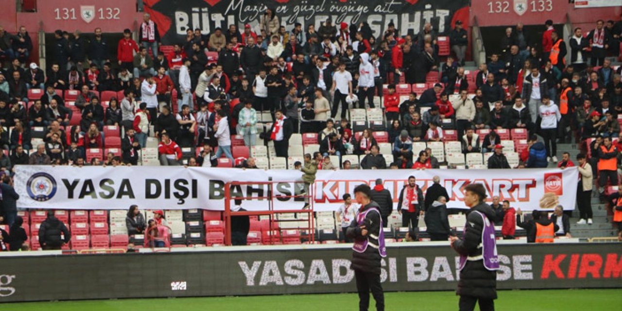 Samsun'da emniyetten taraftarlara statta yasa dışı bahis uyarısı