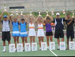 Trabzon'da tenis turnuvası