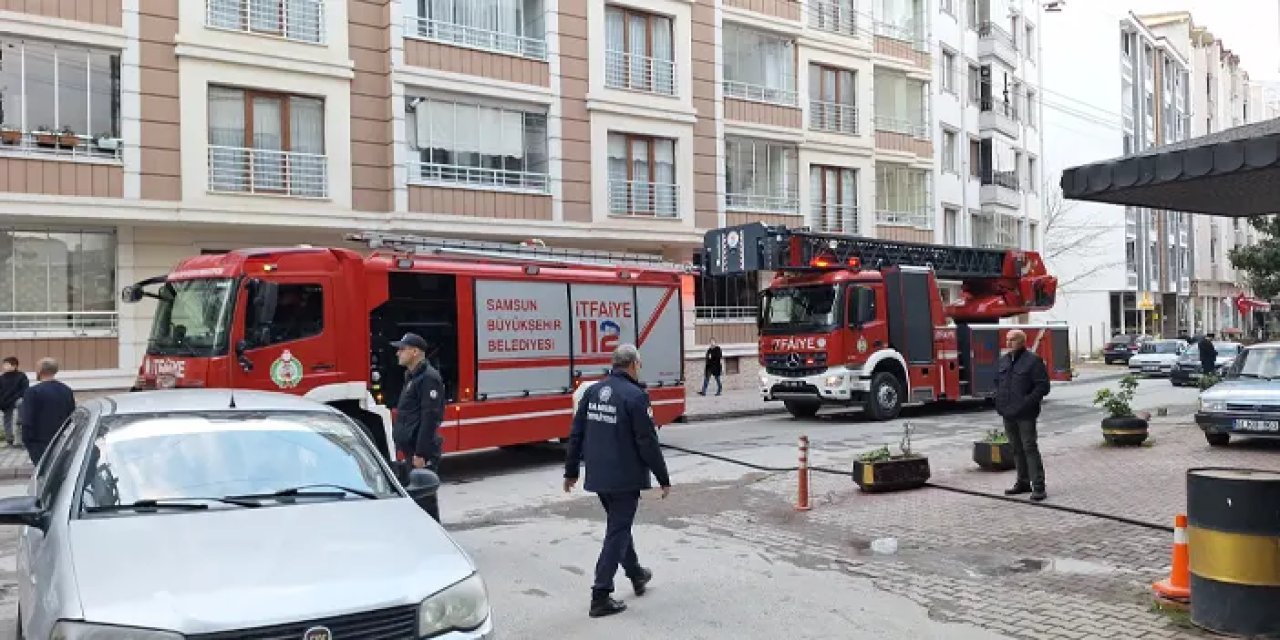 Samsun'da spor merkezinde yangın!