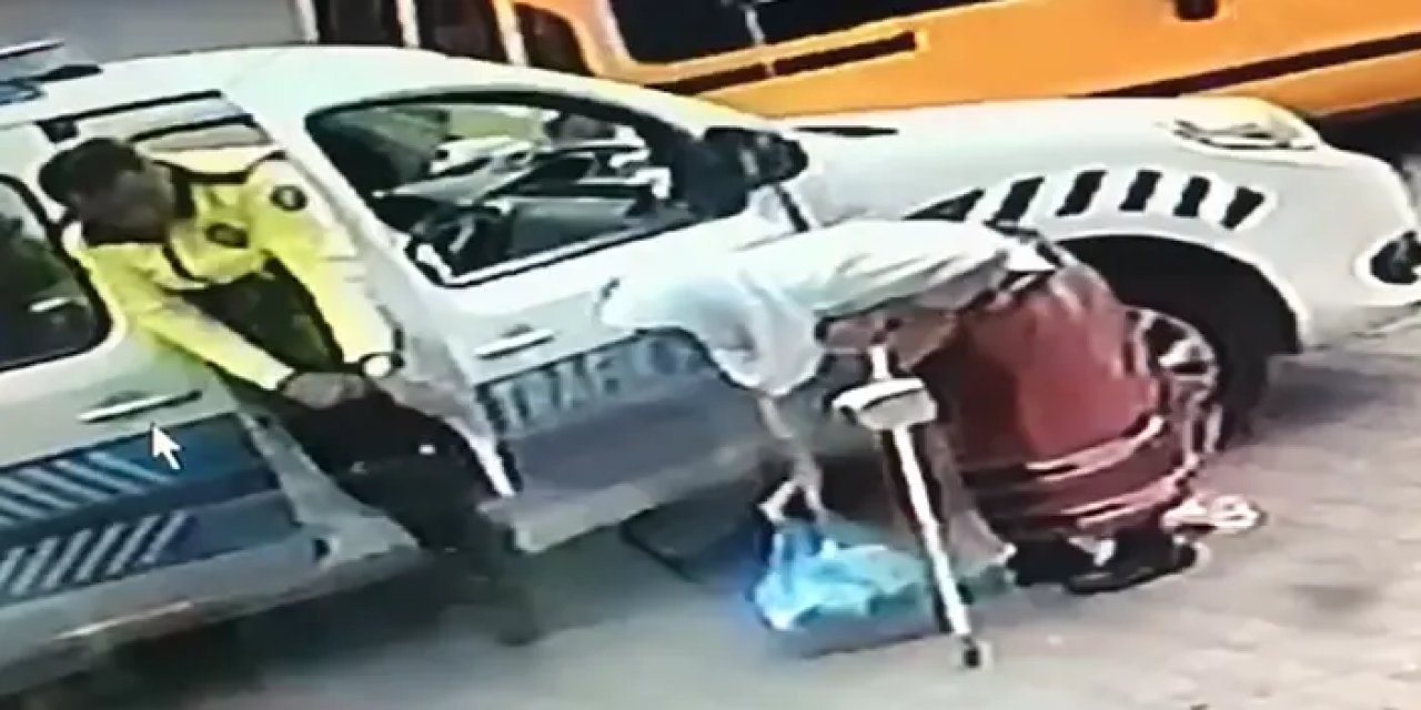 Giresun valisi yaşlı kadına yardım eden polislere teşekkür etti