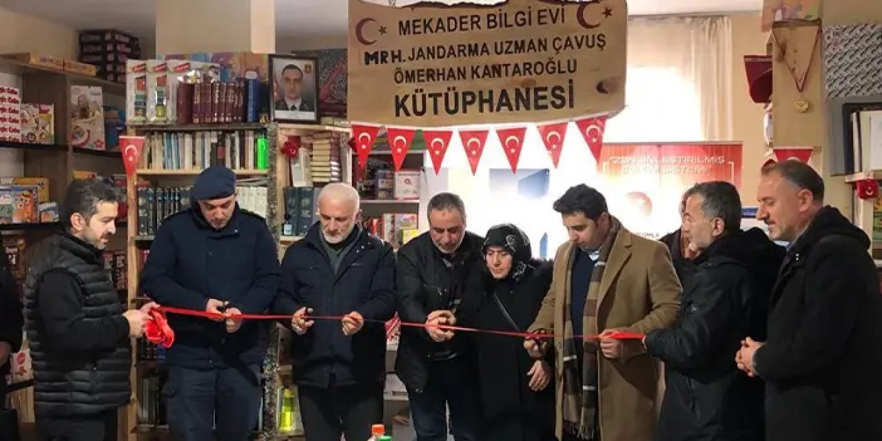 Rize'de şehit uzman çavuşun adı kütüphanede yaşatılacak