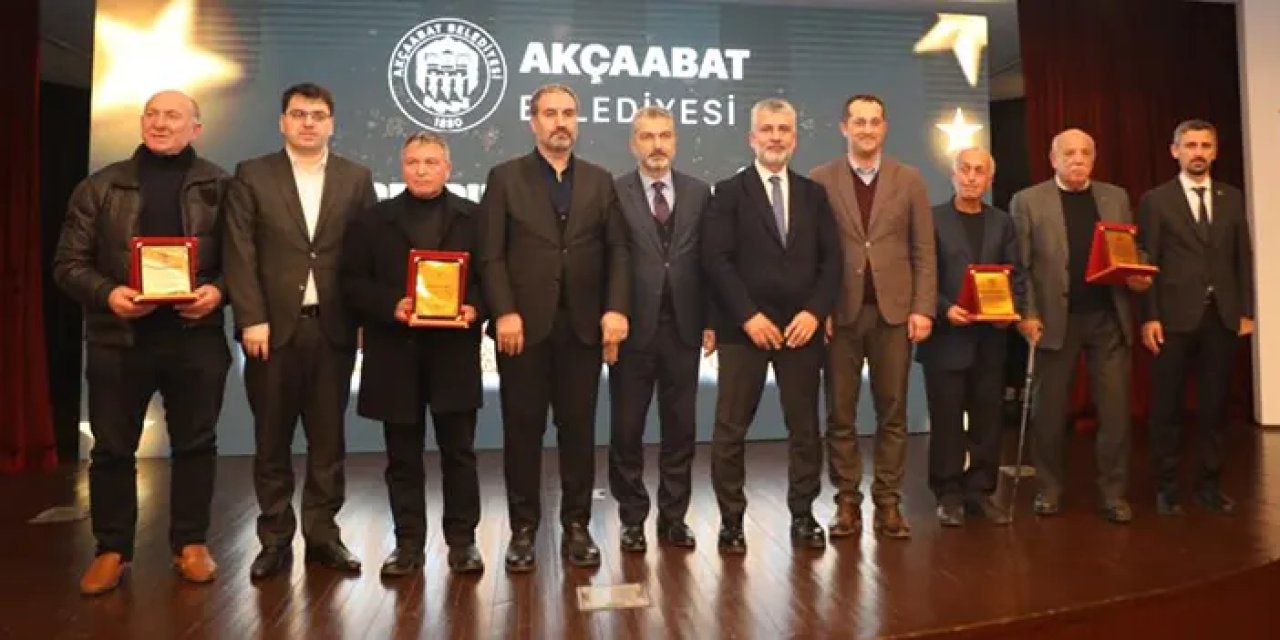 Akçaabat'ta 'Yılın Sporu Güzelleştirenler' ödül töreni yapıldı