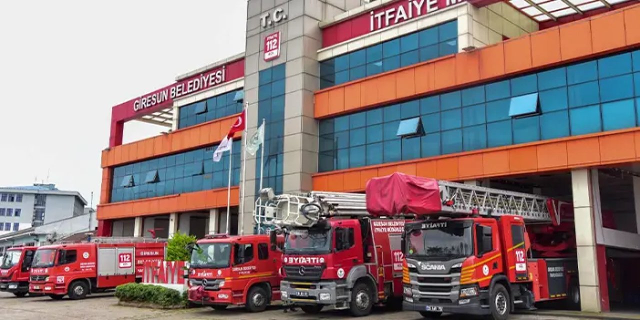 Giresun'da ekipler sene boyunca 270 yangına müdahale etti