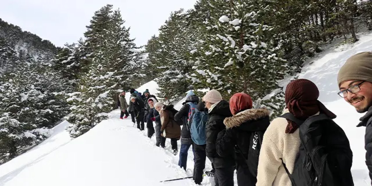 Gümüşhane'de dağcılardan Kalis Yaylasına unutulmaz yürüyüş