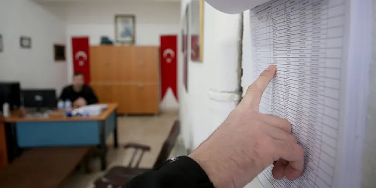 Seçmen listesinde ismi olmayanlar dikkat! Yarın son gün