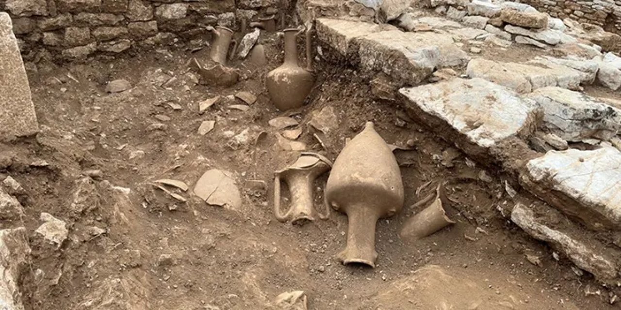 Amos Antik Kenti'nde heyecan yaratan keşif