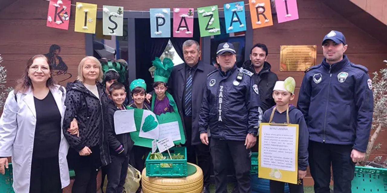 Trabzon'da Bedri Rahmi Eyüpoğlu İlköğretim Okulu Öğrencilerinden Anlamlı Kermes