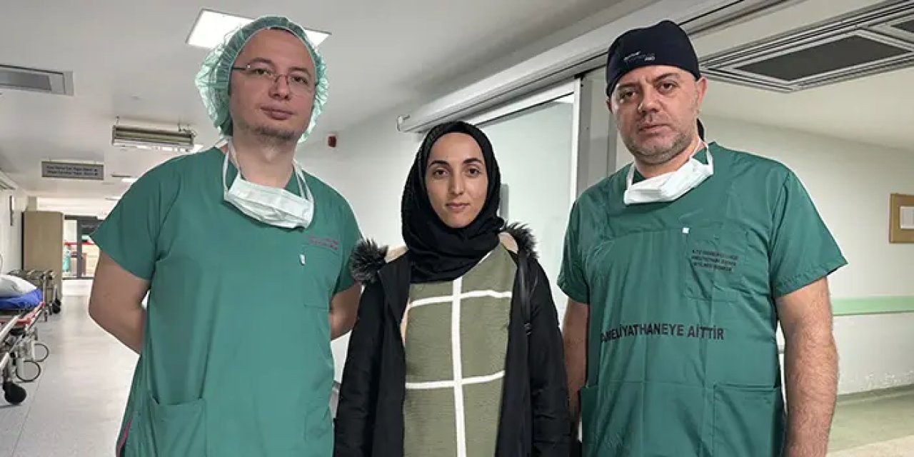 KTÜ'den başarılı operasyon! Genç kadın sağlığına kavuştu