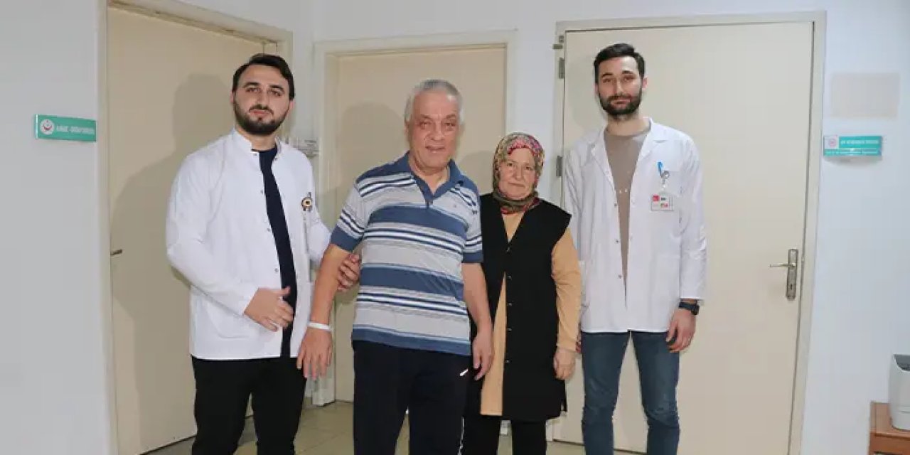 11 yıllık tedavinin ardından Trabzon'da yürümeye başladı