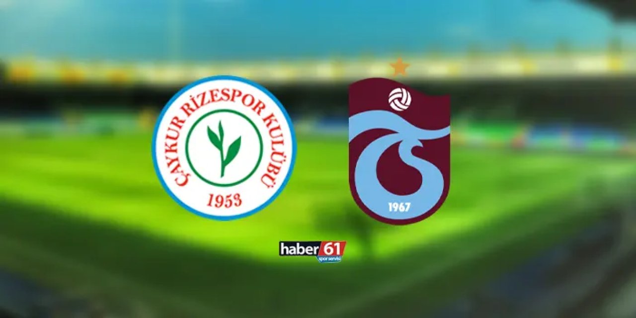 Trabzonspor, Süper Lig'de 22. hafta mücadelesinde Çaykur Rizespor'a konuk olacak.