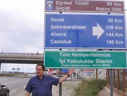 Olmayan tünelin tabelasına açılış