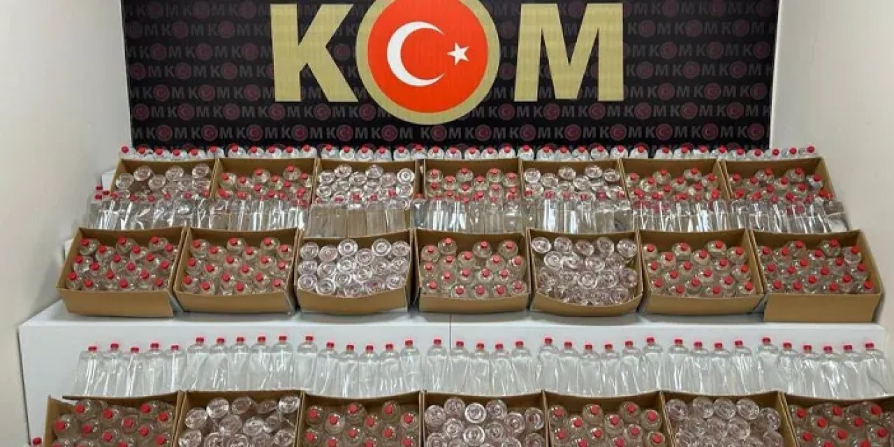 Ordu’da kargo gönderisinde 630 litre etil alkol ele geçirildi