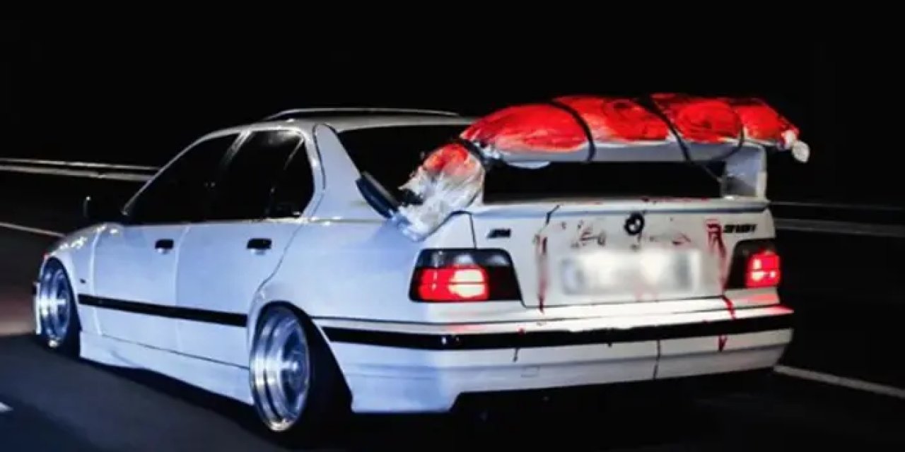 İhbara giden polisi şok eden görüntü! Trabzon plakalı araçtan bakın ne çıktı