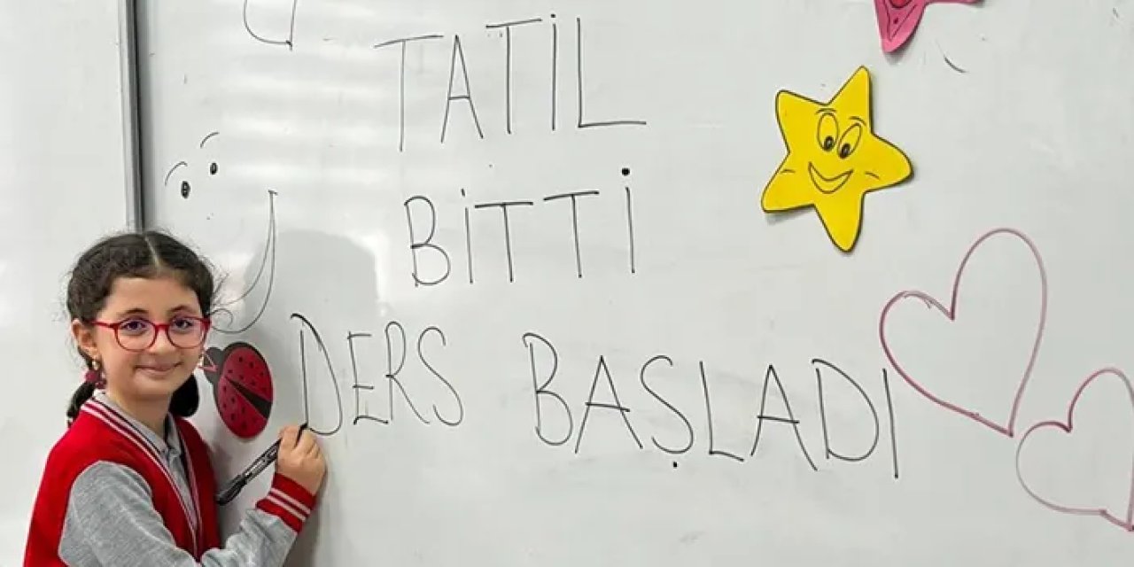 Yarıyıl tatili bitti! Ders zili çaldı!