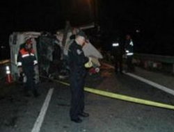 TEM'de feci kaza: 9 ölü, 4 yaralı