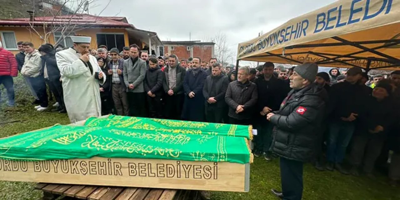 Ordu'da trafik kazasında hayatını kaybeden 2 kişi toprağa verildi