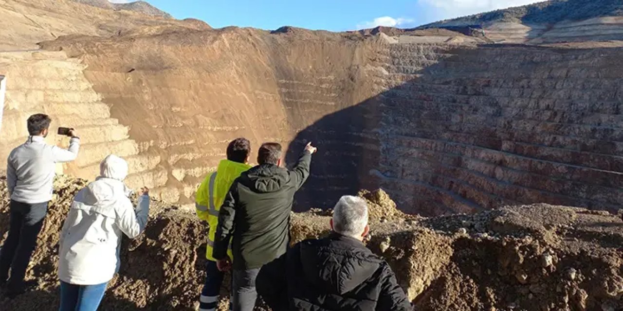 KTÜ heyetinden Erzincan'daki maden sahasında inceleme!