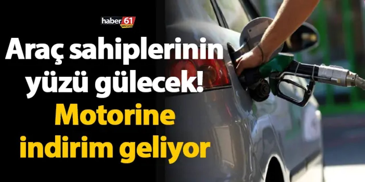 Araç sahiplerinin yüzü gülecek! Motorine indirim geliyor