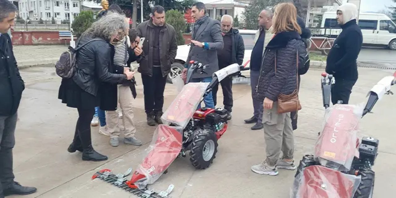 Samsun'da çiftçilere fide ve makine desteği!