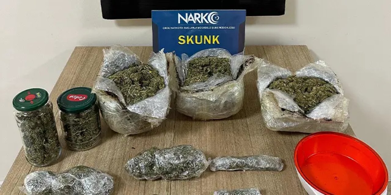 Ordu'da uyuşturucu operasyonunda 3 şüpheli tutuklandı