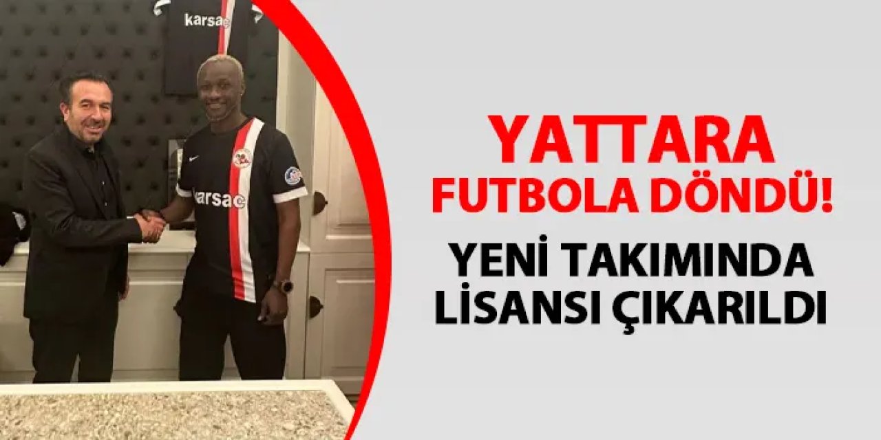 Yattara 43 yaşında futbola döndü! Lisansı çıkarıldı