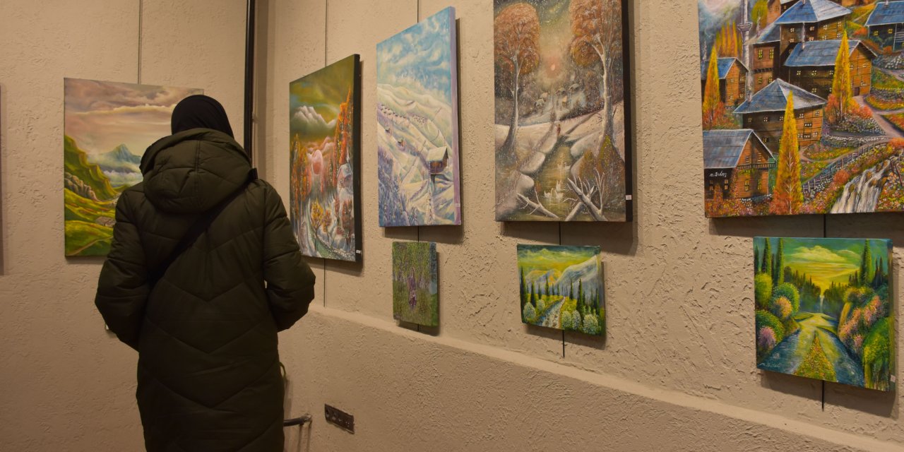 Trabzon'da "Doğa Hikayeleri" adlı resim sergisi