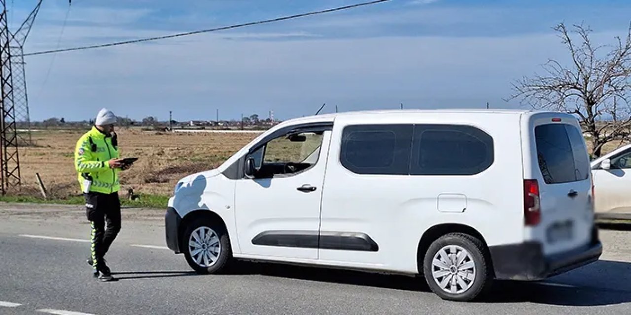 Samsun'da 218 araç denetlendi