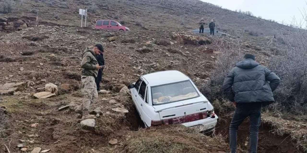 Muş Hasköy'de otomobil yuvarlandı: 2 yaralı