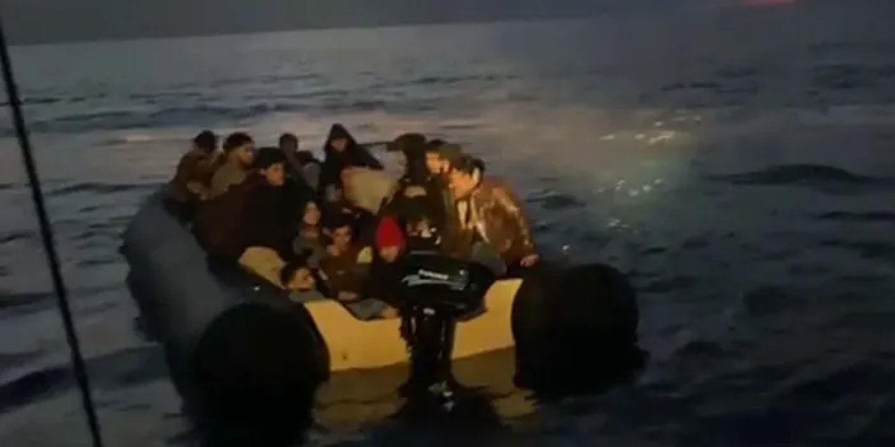 Muğla Bodrum'da 71 kaçak göçmen ve 5 organizatör yakalandı