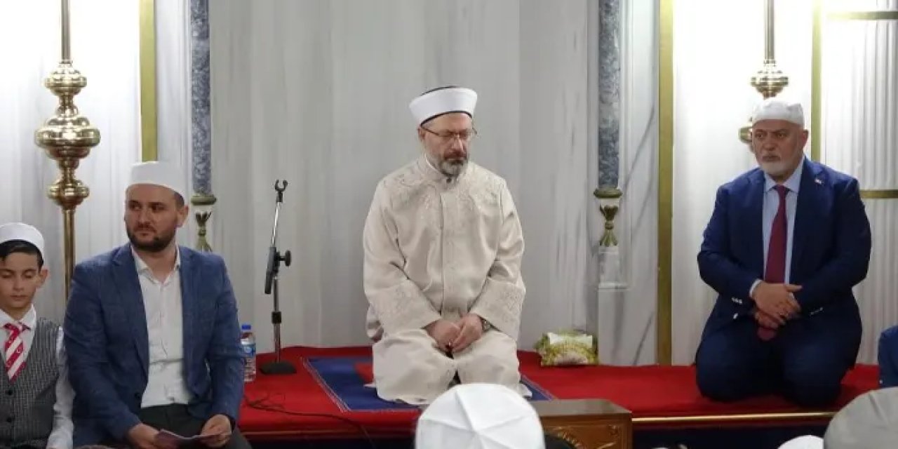 Diyanet İşleri Başkanı Erbaş Trabzon'da: "İmanlı nesiller bizim için çok önemli"