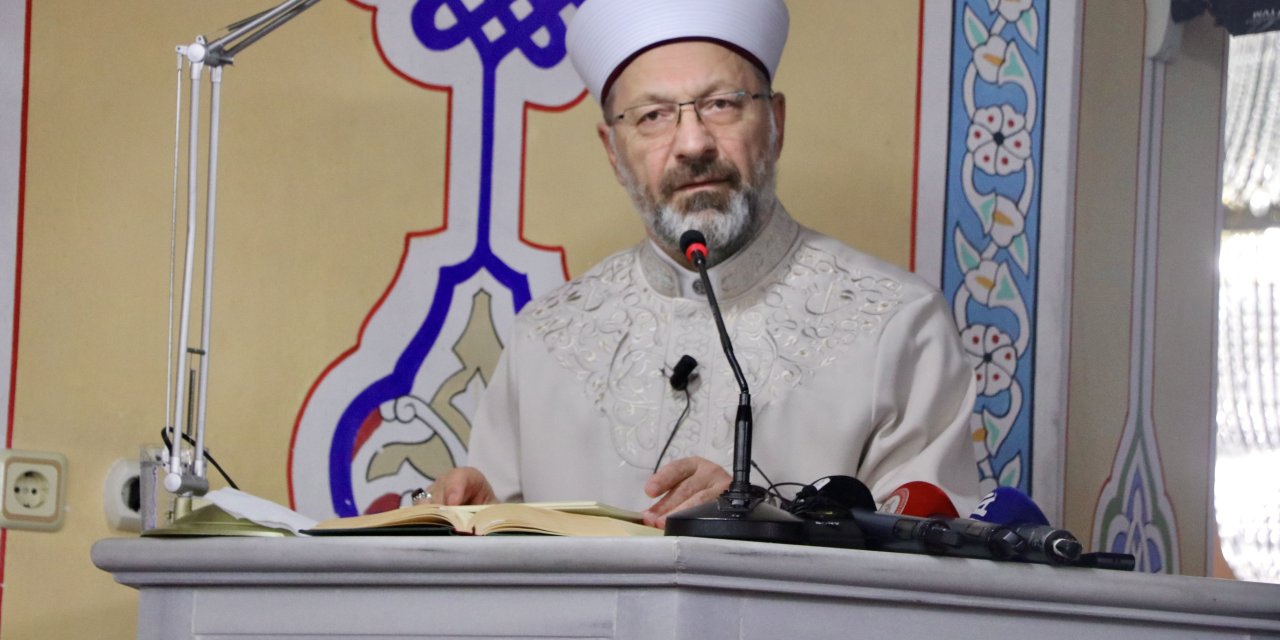 Diyanet İşleri Başkanı Erbaş Trabzon'da Berat Kandili programında! "Mazlumlar için dua edelim"