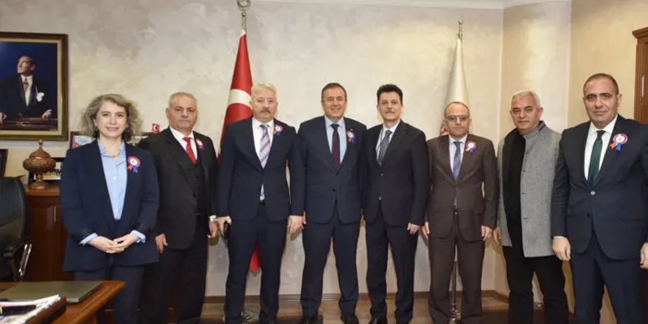 Trabzon Vergi Dairesi Başkanı Günçavdı'dan TTSO ve TESOB'a ziyaret