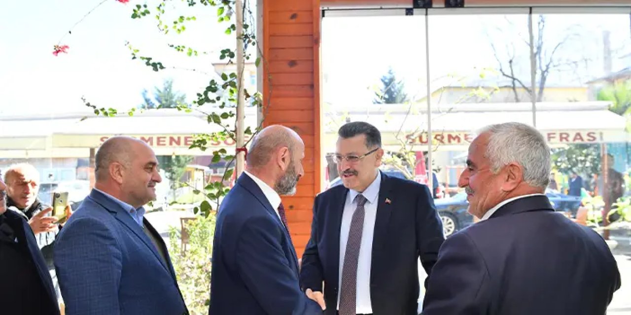 Başkan Genç Sürmene'de ziyaretlerde bulundu! "Hizmet yolculuğuna başlayacağız"